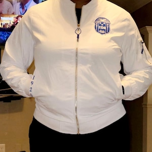 Zeta Phi Beta Sorority Bomber Jacket