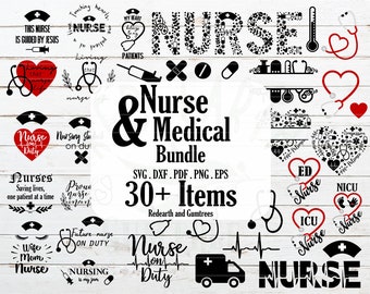 Download Nurse Svg Files Etsy