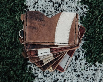 Football wallet with keyring