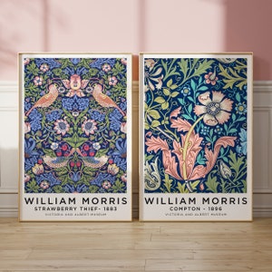 William Morris Exhibition Poster Set