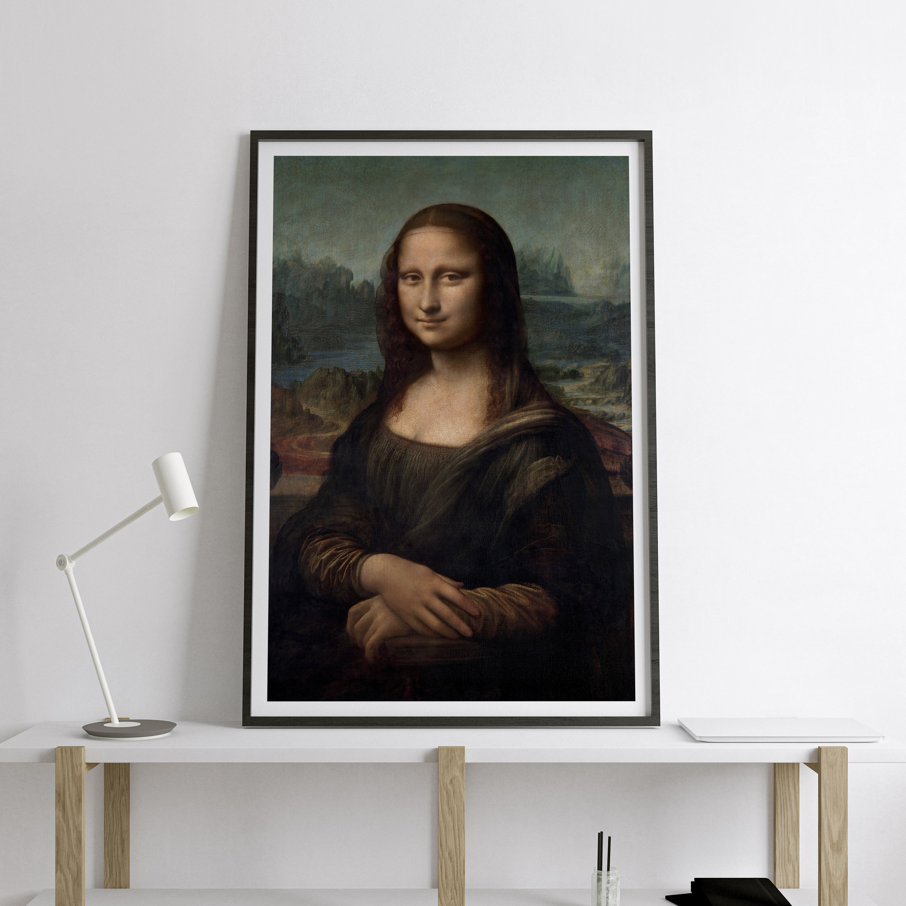 Mona Lisa Poster Mona Lisa Print Leonardo Da Vinci Print | Etsy UK