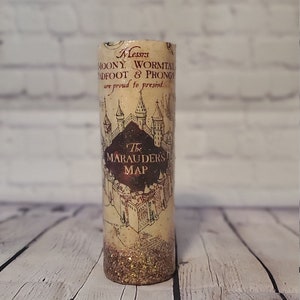 Marauders Map Fabric Tumbler