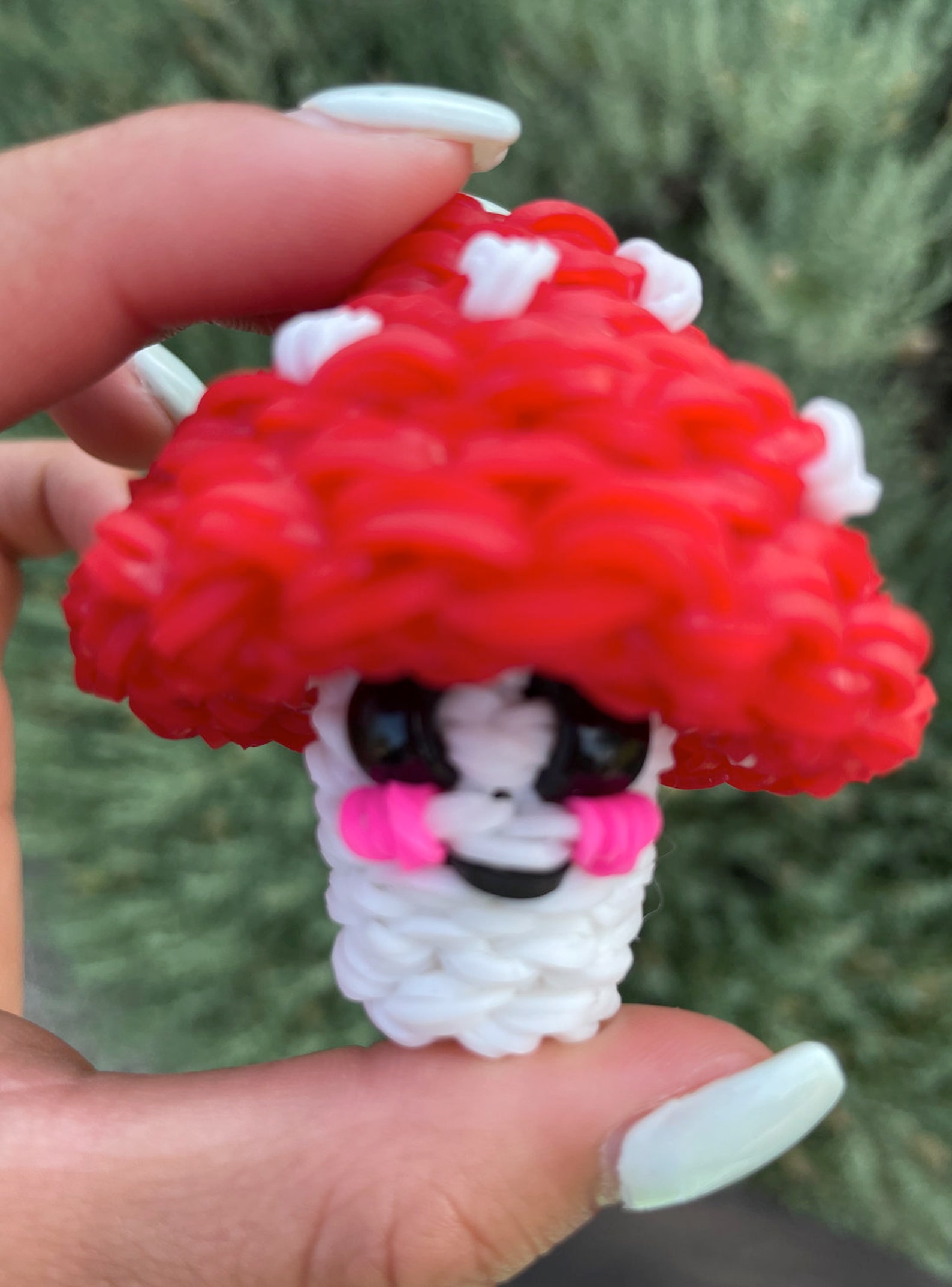 Rainbow Loom Mushroom Etsy