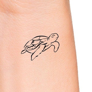 Sea Turtle Temporary Tattoo