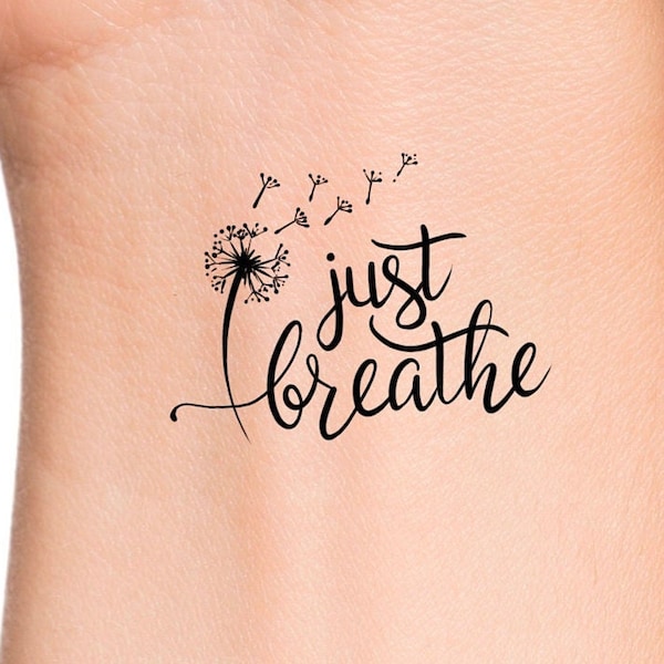 Dandelion Tattoo Etsy