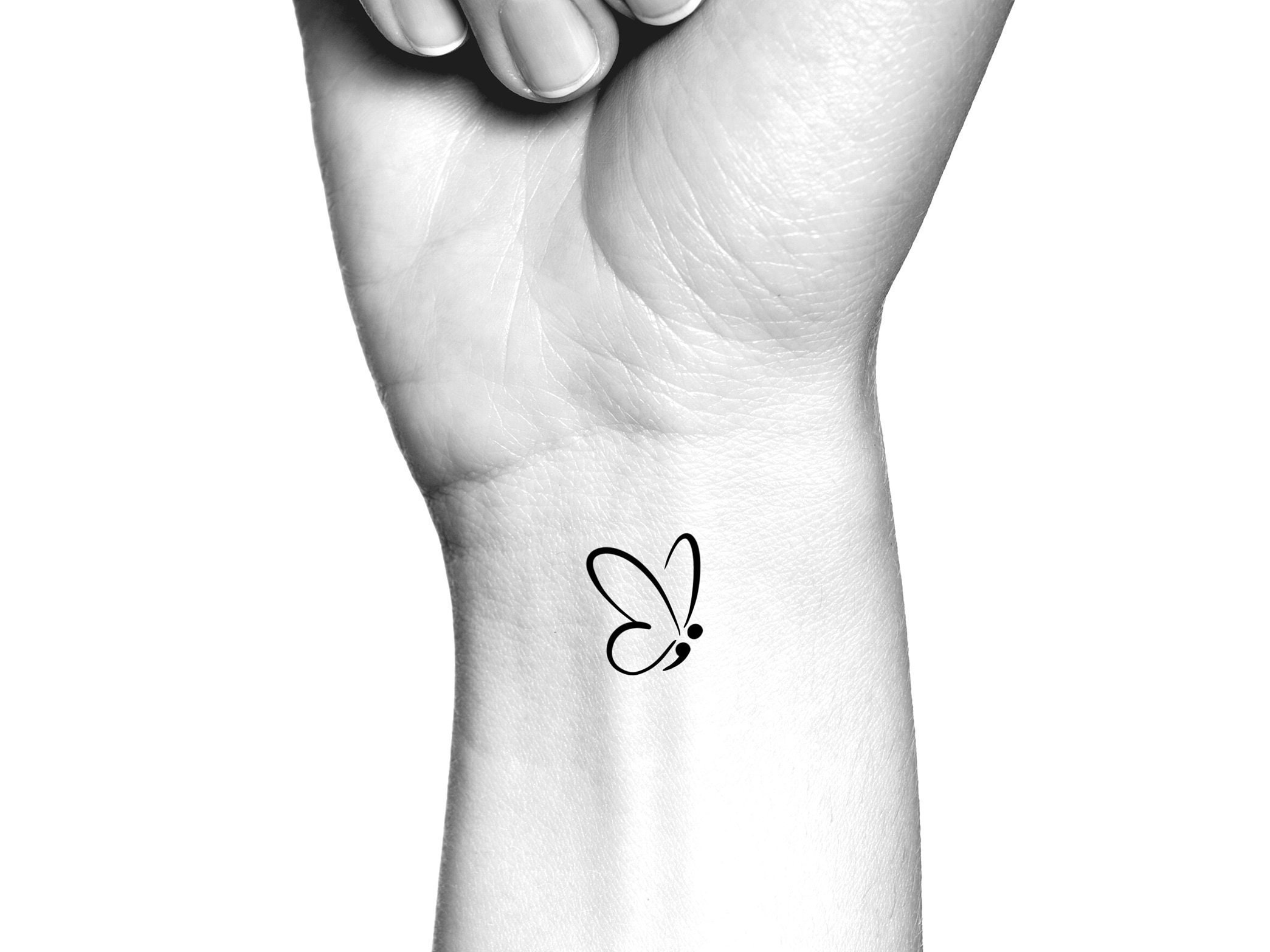 Semicolon Tattoo - Etsy