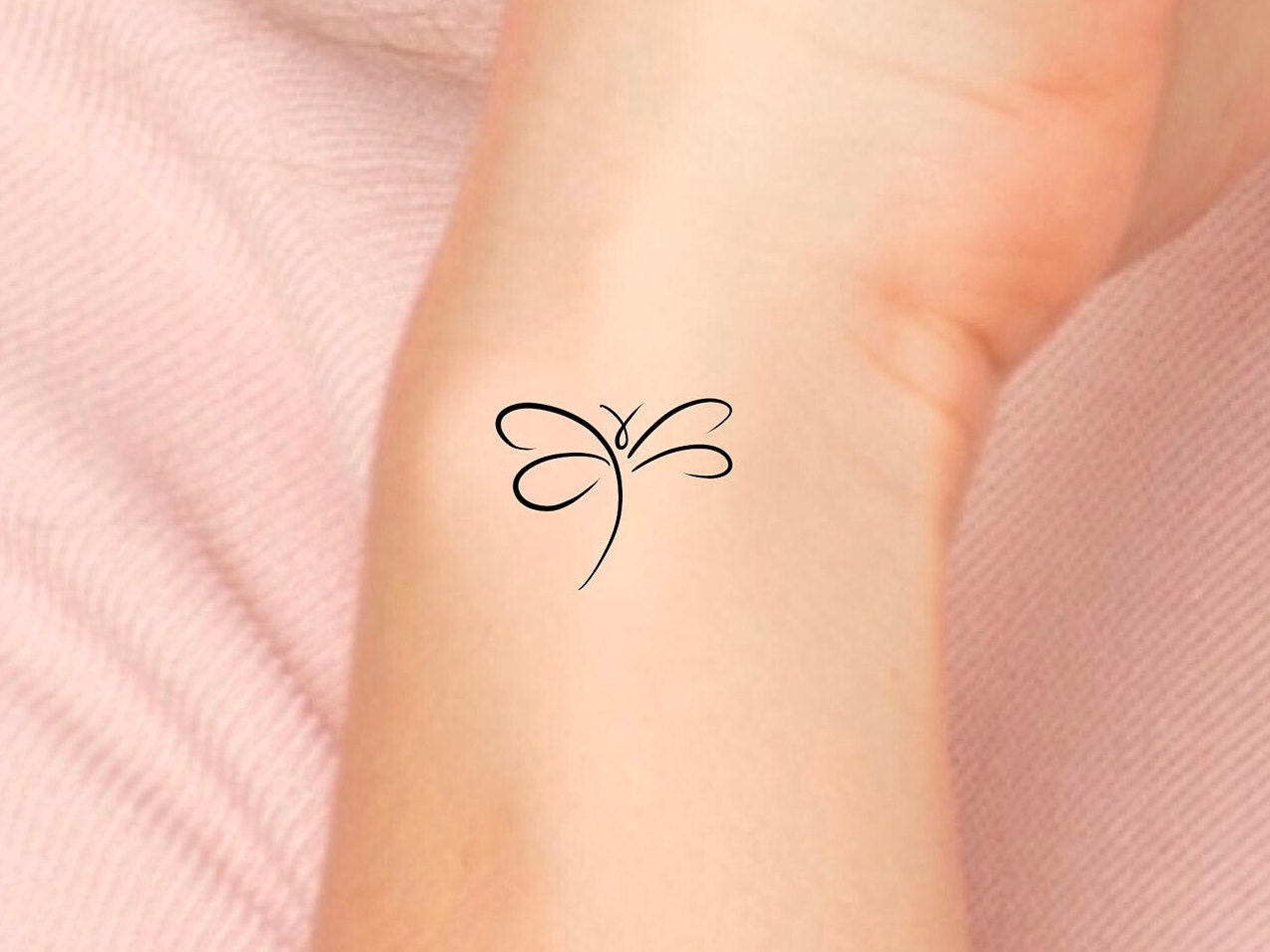 Tatuaje temporal de libélula pequeña - Etsy España