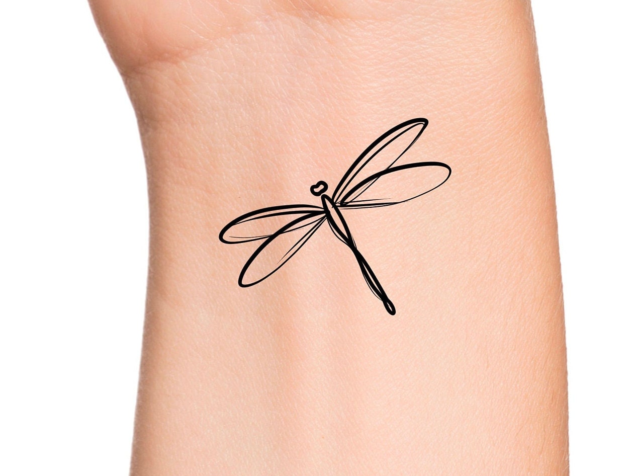 Buy Dragonfly Temporary Tattoo Online in India  Etsy