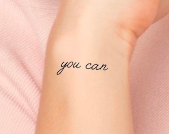 You Can Temporary Tattoo