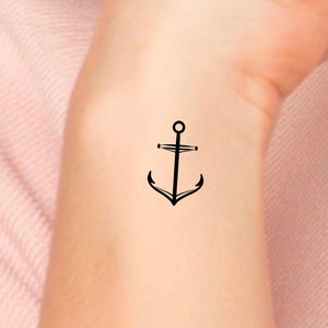Anchor Temporary Tattoo