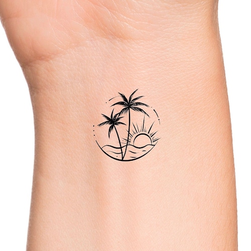 40 Best Tropical Palm Tree Tattoos The Inked Trip To Sun Paradise  Saved  Tattoo