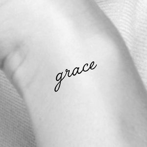 Grace Temporary Tattoo