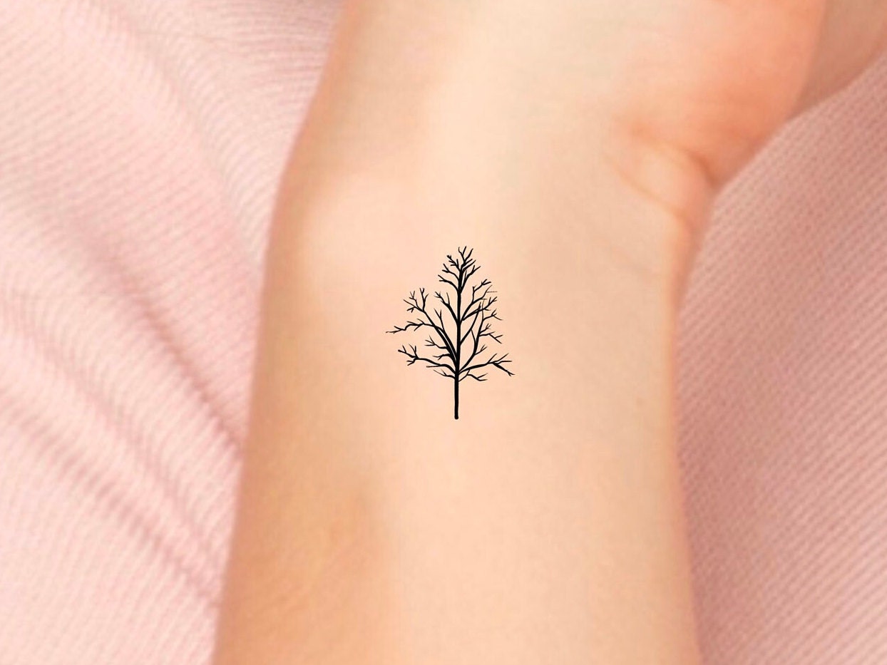 Tiny tree tattoo