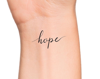 Hope Temporary Tattoo