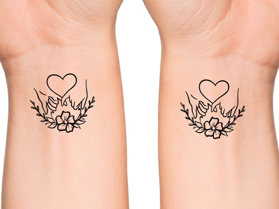 2 Pinky Promise Temporary Tattoos / Matching Tattoo / Best - Etsy Canada