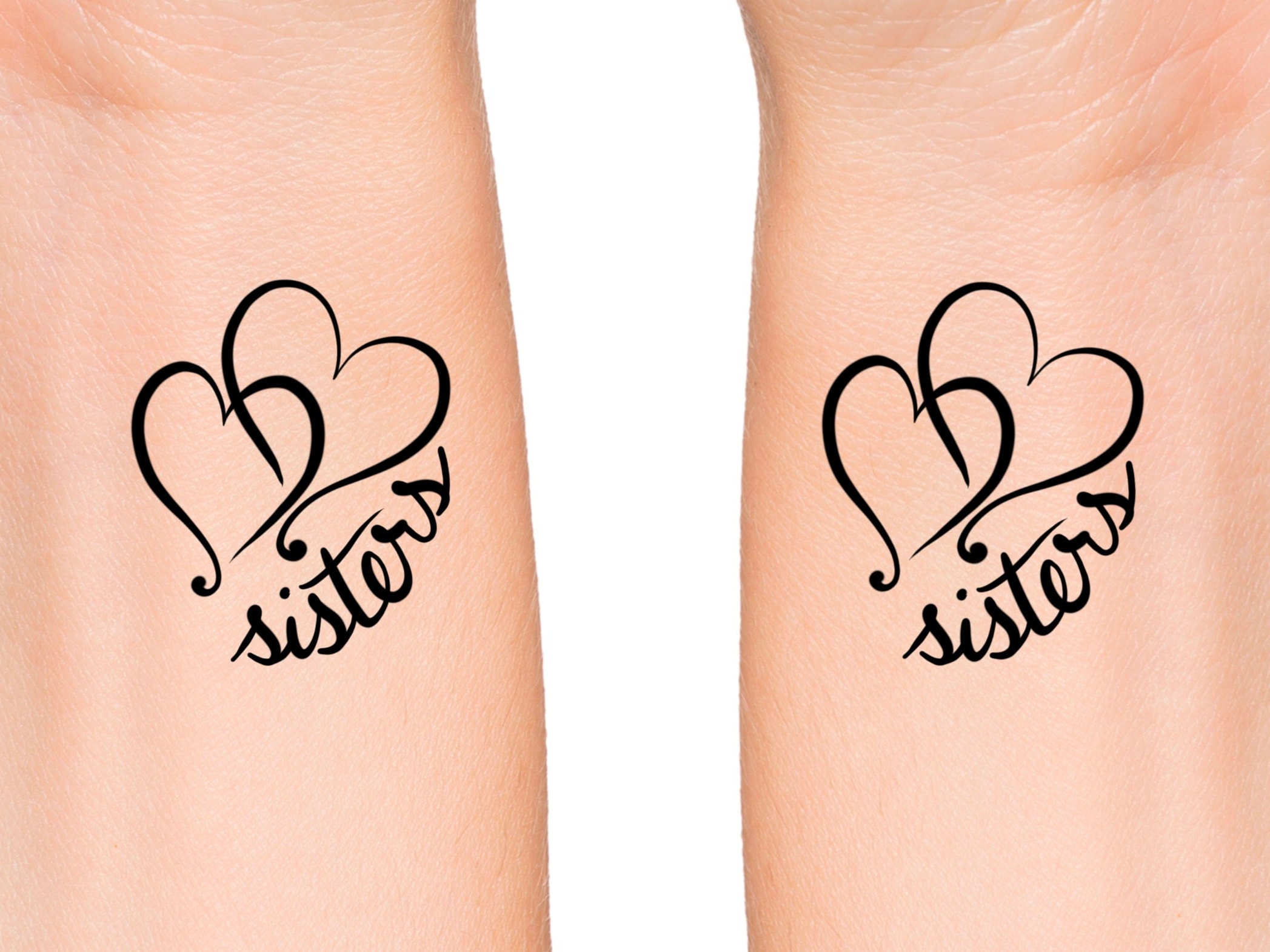 Love Heart Tattoo - Etsy Love Heart Tattoo - Etsy