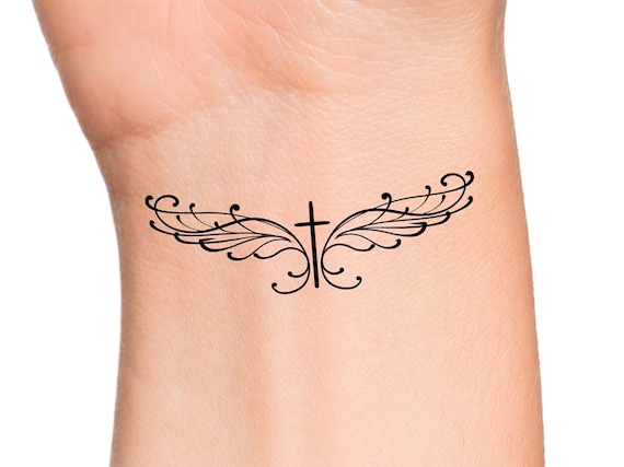 Angel Wings Temporary Tattoos set of 3 - Etsy