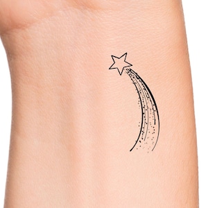 Shooting Stars Temporary Tattoo