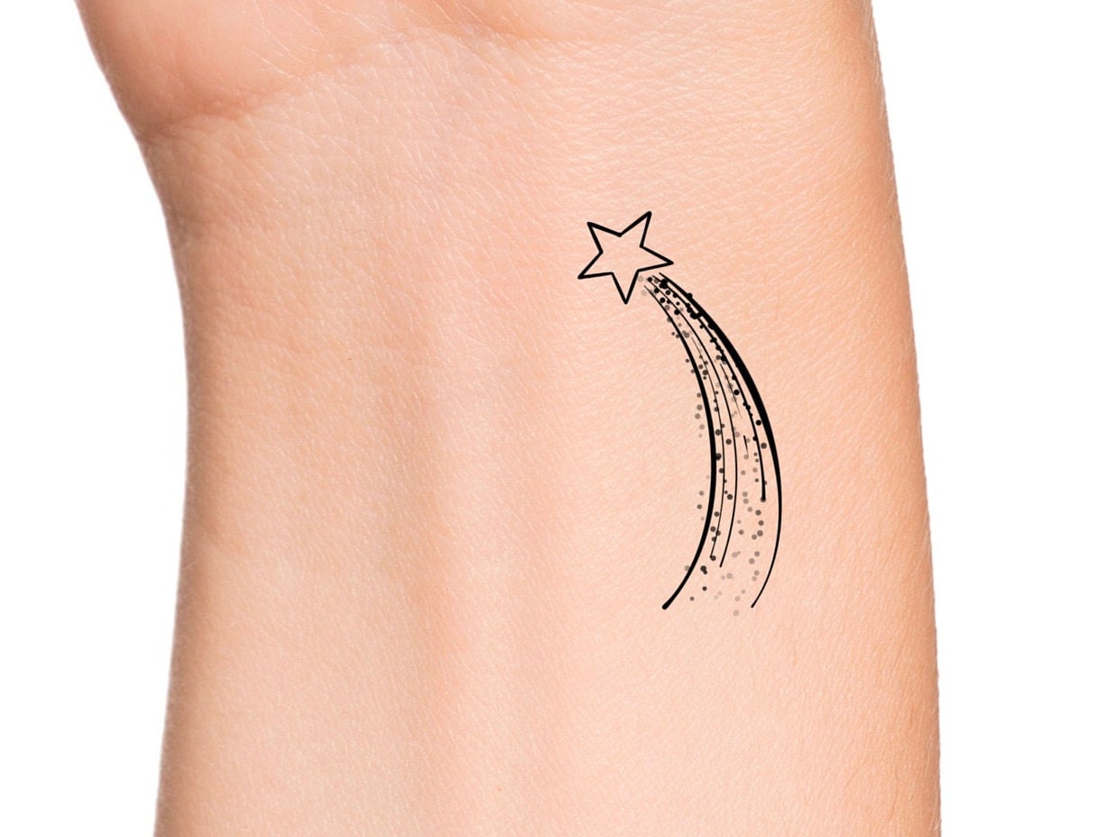 Shooting Stars Temporary Tattoo - Etsy Denmark