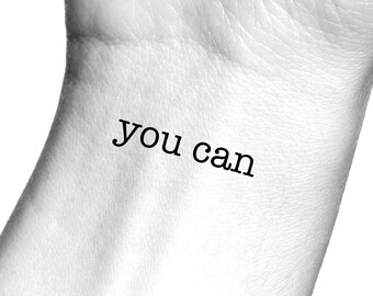 You Can Temporary Tattoo