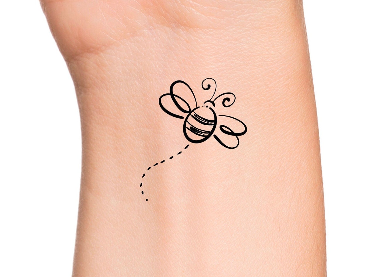 Bee Tattoo Ideas Created with AI  artAIstry