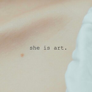 She is Art Temporary Tattoo