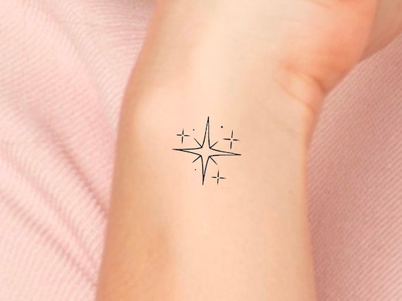 Shiny Sparks Silhouettes Twinkle Star Particles Stock Illustration  1497634229  Tatuaje de estrella Tatuajes pequeños de estrellas Sparks