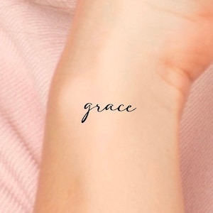 Grace Temporary Tattoo