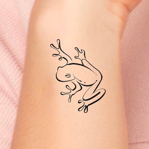 Frog Temporary Tattoo
