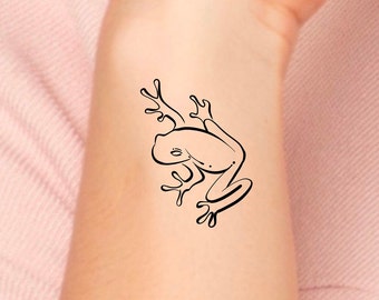 Frog Temporary Tattoo