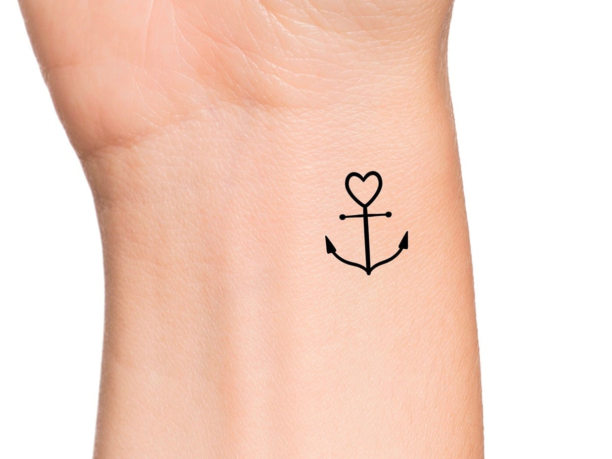 Anchor Tattoos On Fingers