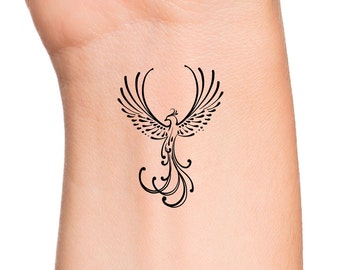 Phoenix temporäres Tattoo