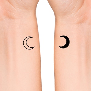 Matching Moon Tattoos