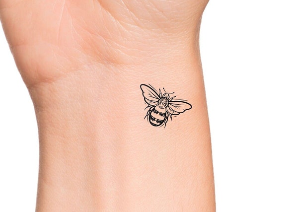 Bumble Bee Temporary Tattoo - Etsy Denmark Bumble Bee Temporary Tattoo - Etsy Denmark