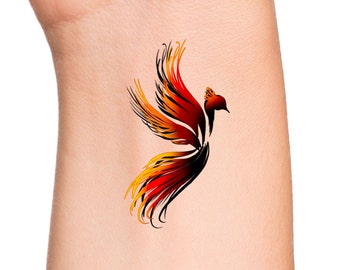 Phoenix Rising Temporary Tattoo