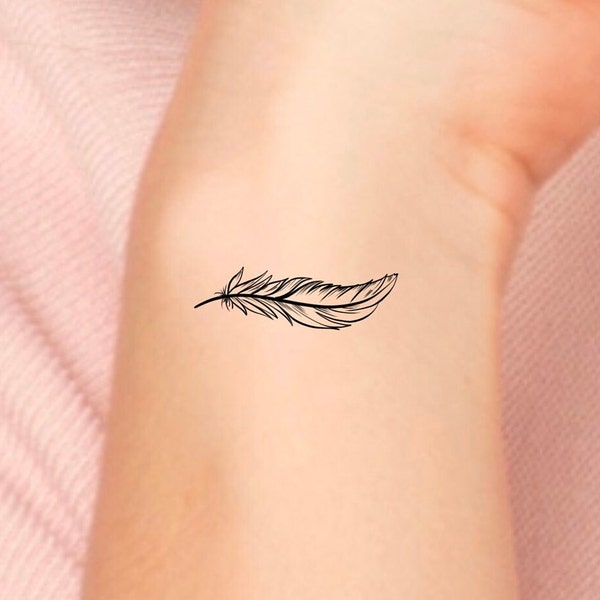 Little Feather Temporary Tattoo