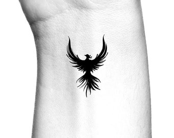 Phoenix Rise Temporary Tattoo