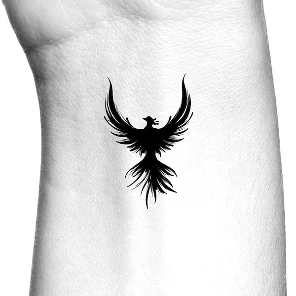 Phoenix Rise Temporary Tattoo