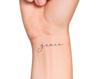 Grace Temporary Tattoo