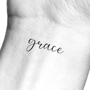 Grace Temporary Tattoo