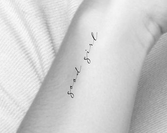 Good Girl Temporary Tattoo