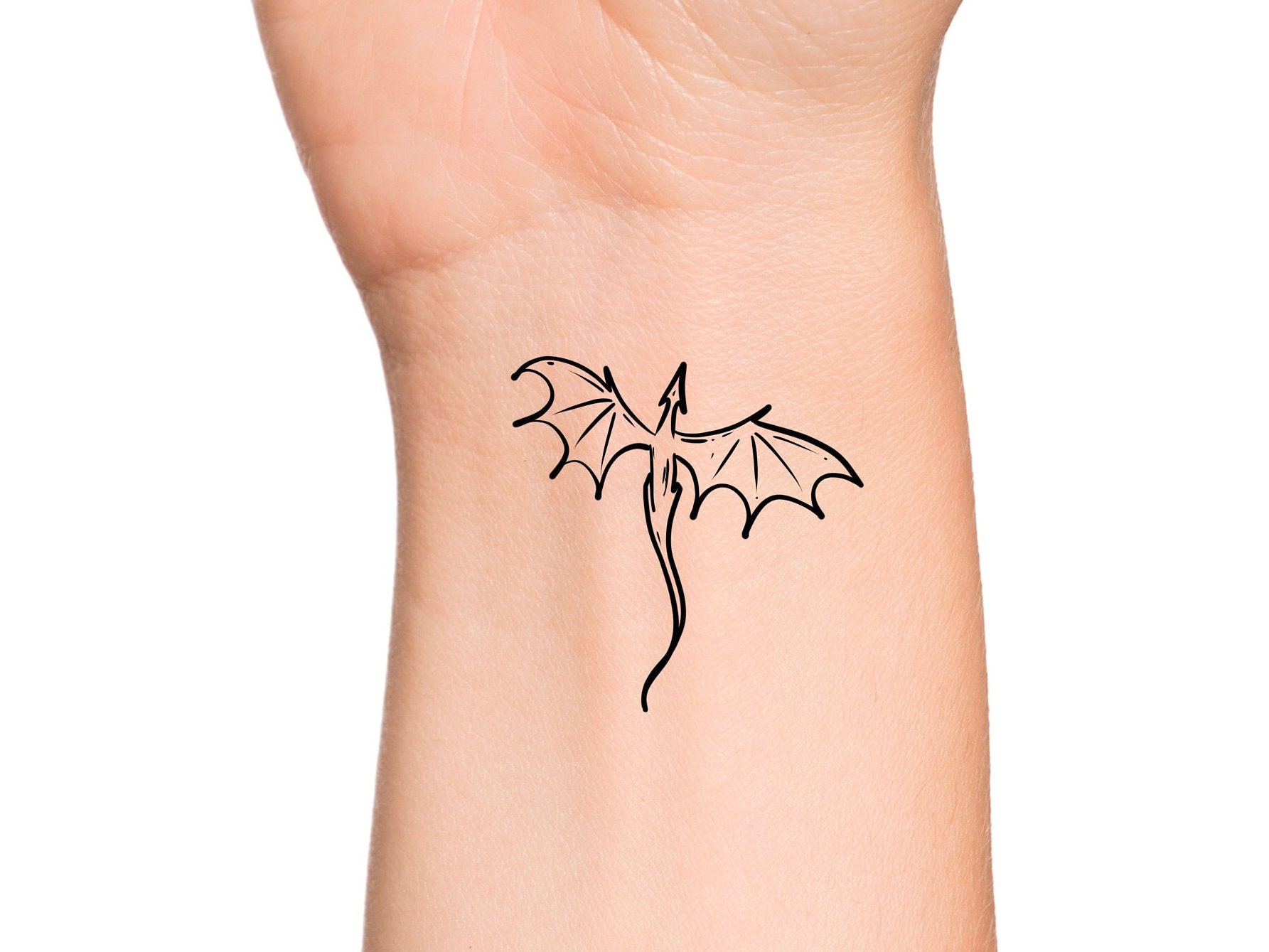 Share 90 minimalist tiny dragon tattoo best  thtantai2