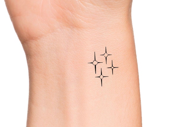 Lot De 4 Tatouages Temporaires Sarah Kay à Collectionner - Dessins Colorés, Made In France