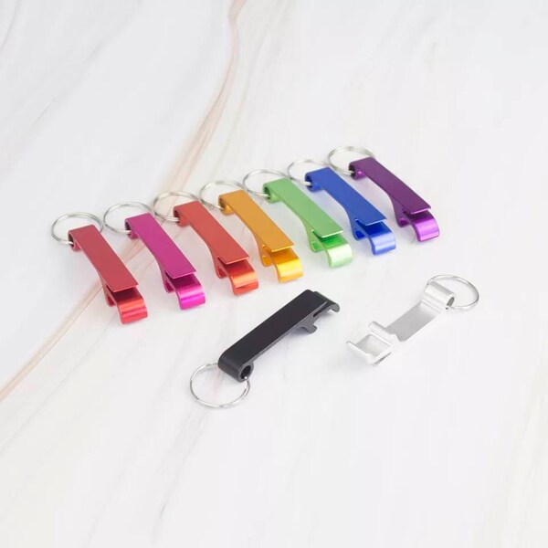 Color Aluminium Portable Can Opener,Key Chain Ring Tiger Can Opener.