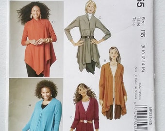 McCall's P355 Cardigan Sewing Pattern, Size 8-16, UNCUT