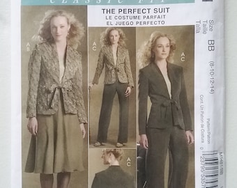 McCall's 5481 Sewing Pattern, Misses' Jacket Skirt Pants, Size 8-14 (UNCUT)