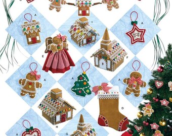 Simplicity 2545, Christmas Decorations Sewing Pattern, UNCUT Factory Folded