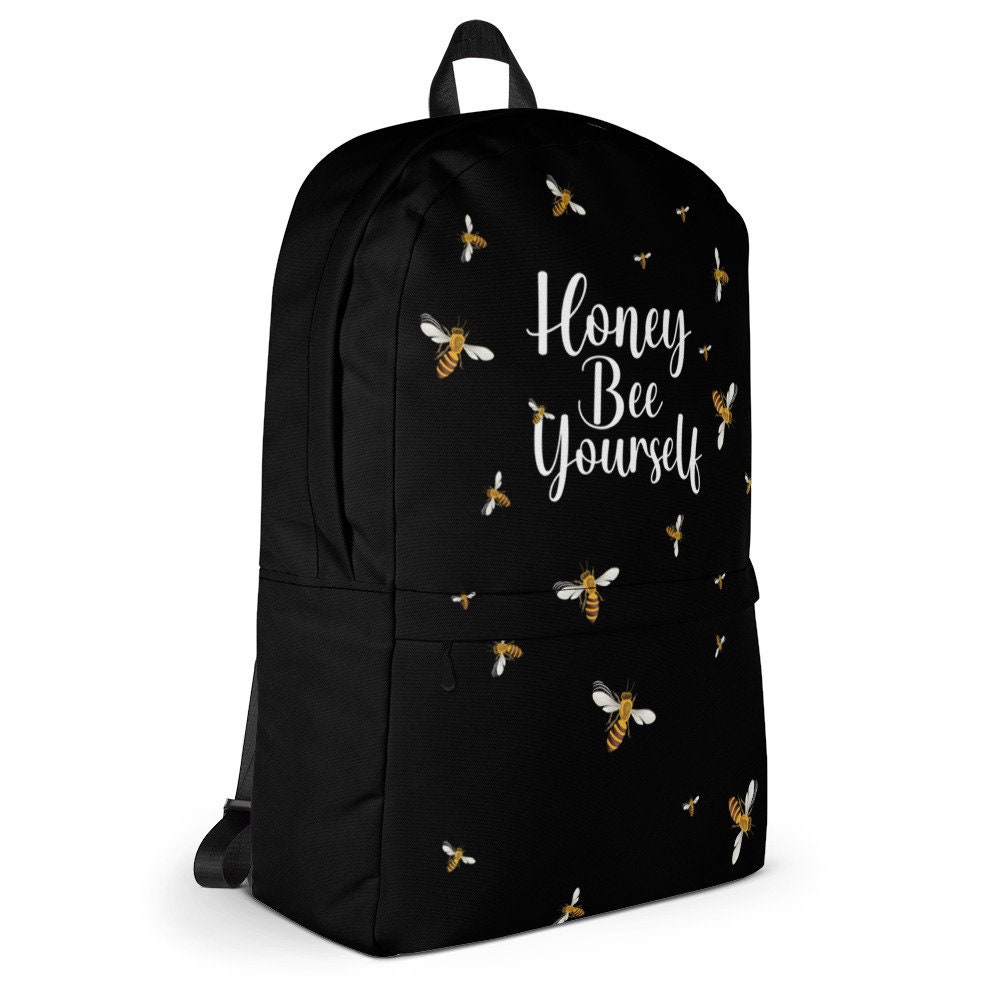 Honey bee yourself backpack for women Bee laptop backpack Etsy