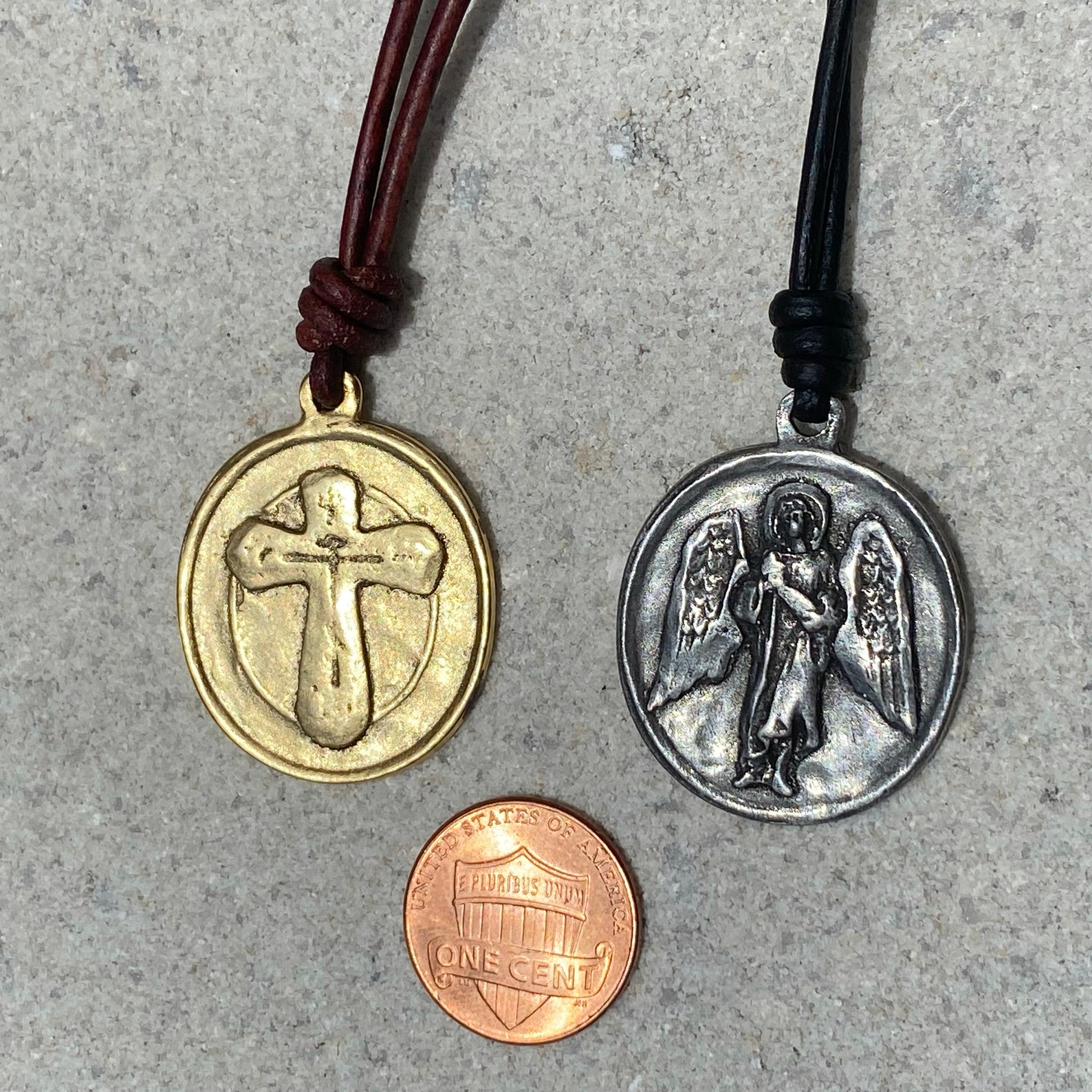 Archangel Saint Raphael Necklace Catholic Medal St Raphael Etsy