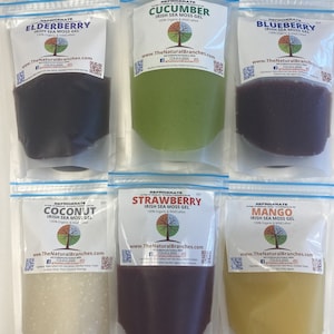 Variety 6 Pack Sea Moss Gel